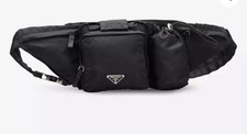 PRADA Black Nylon Montagna