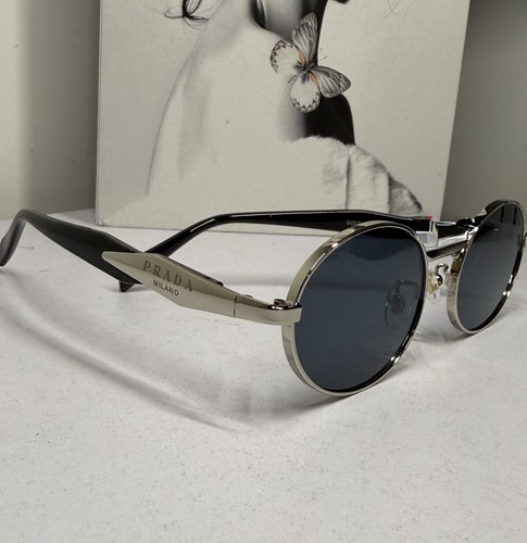 Prada silver oval - silver,