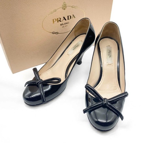 Prada pumps enamel black - pumps,