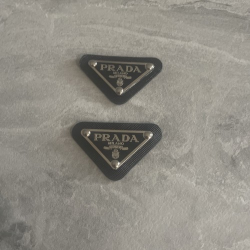Prada logo triangle black 2 - triangle,