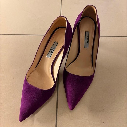 Prada heel pumps purple - heel,