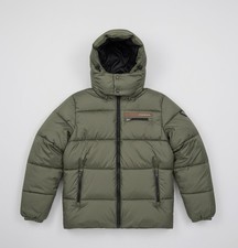PRADA Men's Olive Green Hooded