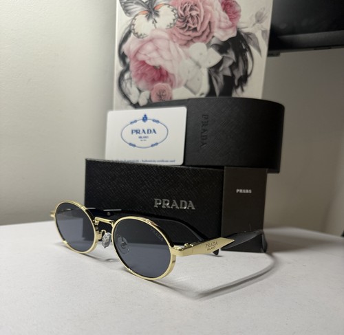 Stylish prada gold oval - stylish,